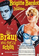 Mari&eacute;e est trop belle, La - German Movie Poster (xs thumbnail)