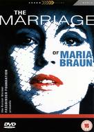 Die ehe der Maria Braun - British DVD movie cover (xs thumbnail)
