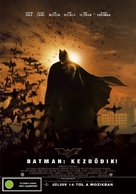 Batman Begins - Hungarian Movie Poster (xs thumbnail)
