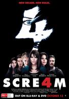 Scream 4 - Australian Video release movie poster (xs thumbnail)