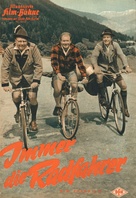 Immer die Radfahrer - German poster (xs thumbnail)