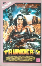 Thunder III - Finnish VHS movie cover (xs thumbnail)