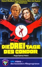 Three Days of the Condor - German VHS movie cover (xs thumbnail)