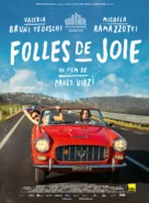 La pazza gioia - French Movie Poster (xs thumbnail)
