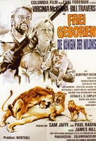 Born Free - German Movie Poster (xs thumbnail)
