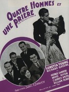 Four Men and a Prayer - French Movie Poster (xs thumbnail)