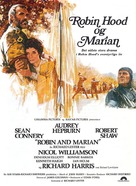 Robin and Marian - Danish Movie Poster (xs thumbnail)