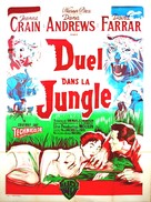 Duel in the Jungle - French Movie Poster (xs thumbnail)