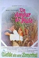 Un amour de pluie - Belgian Movie Poster (xs thumbnail)