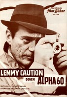 Alphaville, une &eacute;trange aventure de Lemmy Caution - German poster (xs thumbnail)