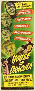 House of Dracula - Theatrical movie poster (xs thumbnail)