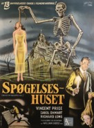 House on Haunted Hill - Danish Movie Poster (xs thumbnail)
