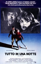 Into the Night - Italian Movie Poster (xs thumbnail)