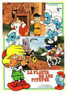 La fl&ucirc;te &agrave; six schtroumpfs - Spanish Movie Poster (xs thumbnail)
