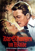 Das Schweigen im Walde - German Movie Poster (xs thumbnail)