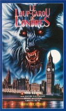 An American Werewolf in London - French VHS movie cover (xs thumbnail)