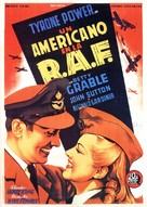 A Yank in the R.A.F. - Spanish Movie Poster (xs thumbnail)