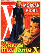 L&#039;&eacute;trange Madame X - Belgian Movie Poster (xs thumbnail)