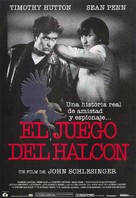 The Falcon and the Snowman - Spanish Movie Poster (xs thumbnail)