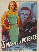 Three Steps to the Gallows - French Movie Poster (xs thumbnail)