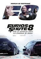 The Fate of the Furious - Romanian Movie Poster (xs thumbnail)