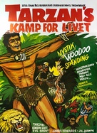 Tarzan&#039;s Fight for Life - Danish Movie Poster (xs thumbnail)