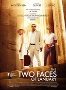 The Two Faces of January - French Movie Poster (xs thumbnail)