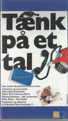 T&aelig;nk p&aring; et tal - Danish VHS movie cover (xs thumbnail)