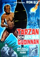 Tarzan's Jungle Rebellion - Swedish Movie Poster (xs thumbnail)