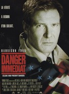 Clear and Present Danger - French Movie Poster (xs thumbnail)
