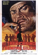 Il tredicesimo &egrave; sempre Giuda - Italian Movie Poster (xs thumbnail)