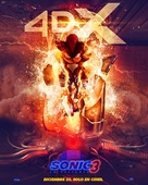 Sonic the Hedgehog 3 - Mexican Movie Poster (xs thumbnail)