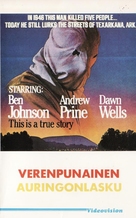 The Town That Dreaded Sundown - Finnish VHS movie cover (xs thumbnail)
