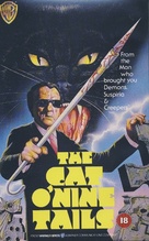 Il gatto a nove code - British VHS movie cover (xs thumbnail)