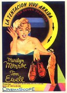 The Seven Year Itch - Spanish Movie Poster (xs thumbnail)