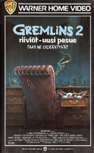 Gremlins 2: The New Batch - Finnish VHS movie cover (xs thumbnail)