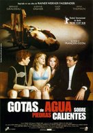 Gouttes d&#039;eau sur pierres br&ucirc;lantes - Spanish Movie Poster (xs thumbnail)