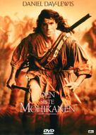 The Last of the Mohicans - Swedish DVD movie cover (xs thumbnail)