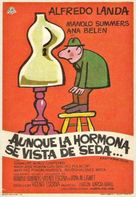 Aunque la hormona se vista de seda... - Spanish Movie Poster (xs thumbnail)