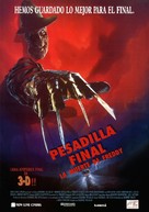 Freddy&#039;s Dead: The Final Nightmare - Spanish Movie Poster (xs thumbnail)