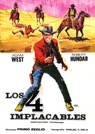 I quattro inesorabili - Spanish Movie Poster (xs thumbnail)