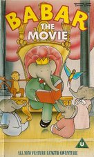 Babar: The Movie - British VHS movie cover (xs thumbnail)