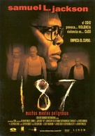 One Eight Seven - Spanish Movie Poster (xs thumbnail)