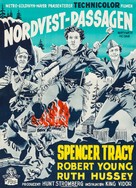 Northwest Passage - Danish Re-release movie poster (xs thumbnail)