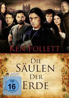 &quot;The Pillars of the Earth&quot; - German DVD movie cover (xs thumbnail)