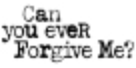 Can You Ever Forgive Me? - Logo (xs thumbnail)