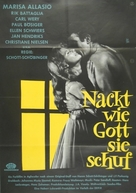 Nackt, wie Gott sie schuf - German Movie Poster (xs thumbnail)