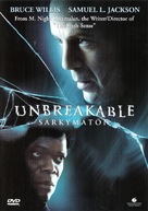 Unbreakable - Finnish Movie Cover (xs thumbnail)