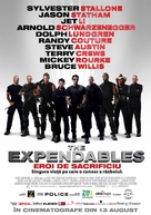 The Expendables - Romanian Movie Poster (xs thumbnail)