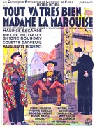 Tout va tr&egrave;s bien madame la marquise - French Movie Poster (xs thumbnail)